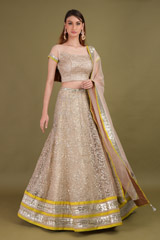 Golden Lehenga Set5032 video